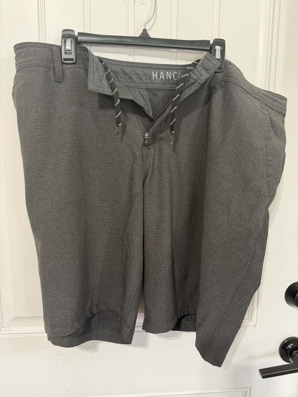 Hang Ten Men's Hybrid Stretch Surf Shorts, Gray, Size 40
